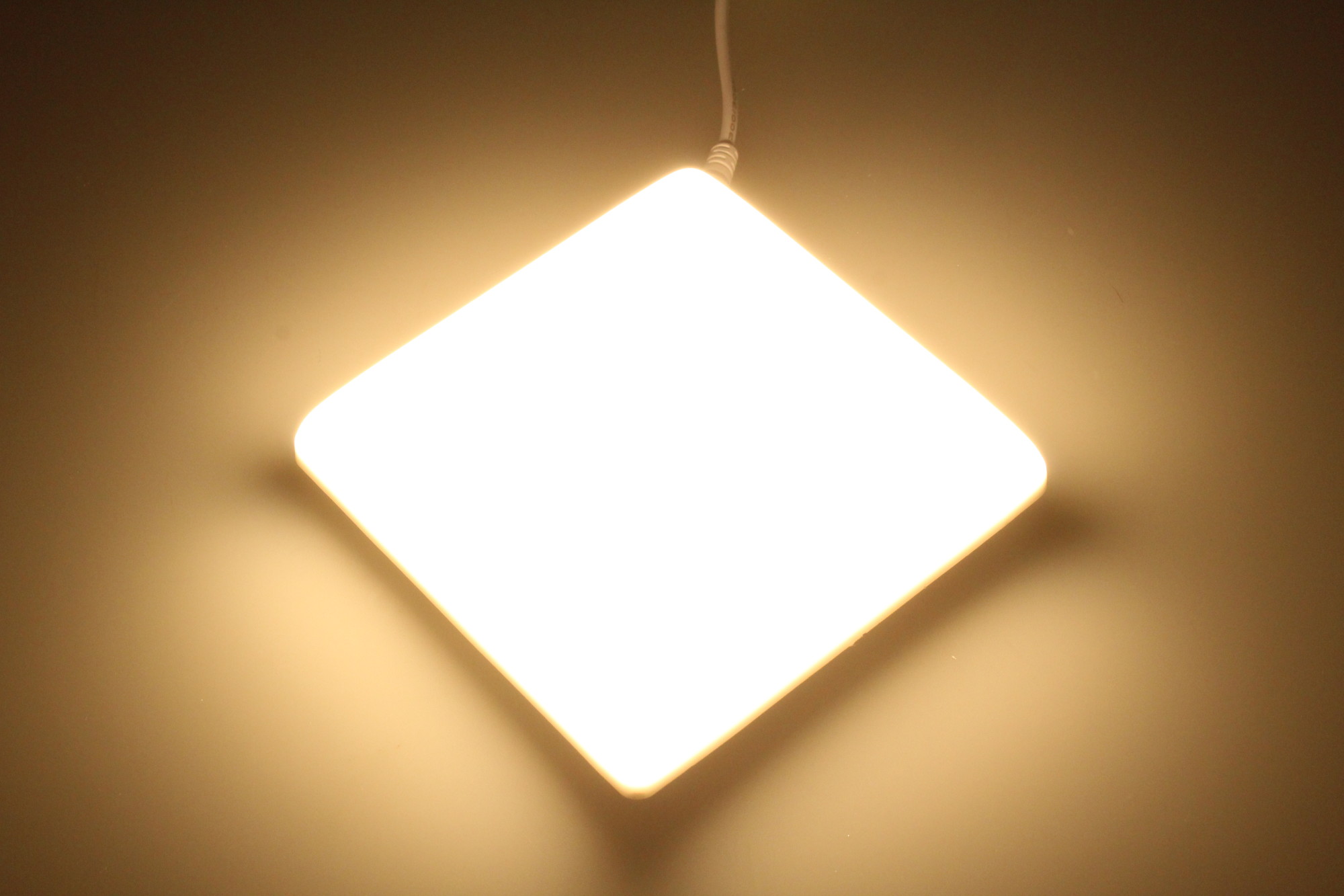 HZ9 LED panel 9W čtverec 92x92mm Teplá bílá