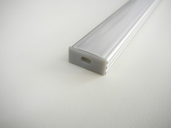 Koncovka LED profilu N2 plastová S dírou