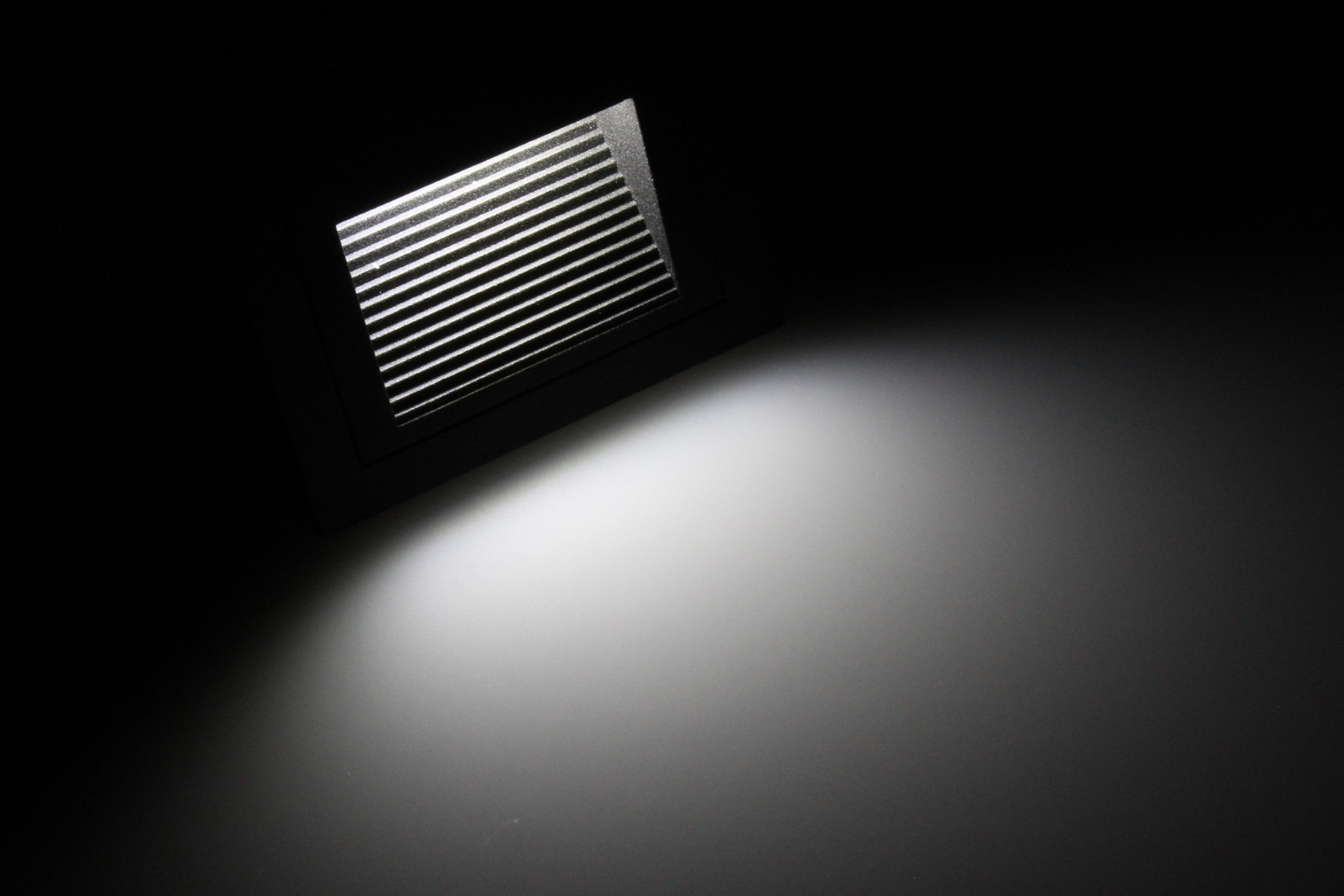 LED vestavné svítidlo LOPEN-G-IP65 šedé Studená bílá