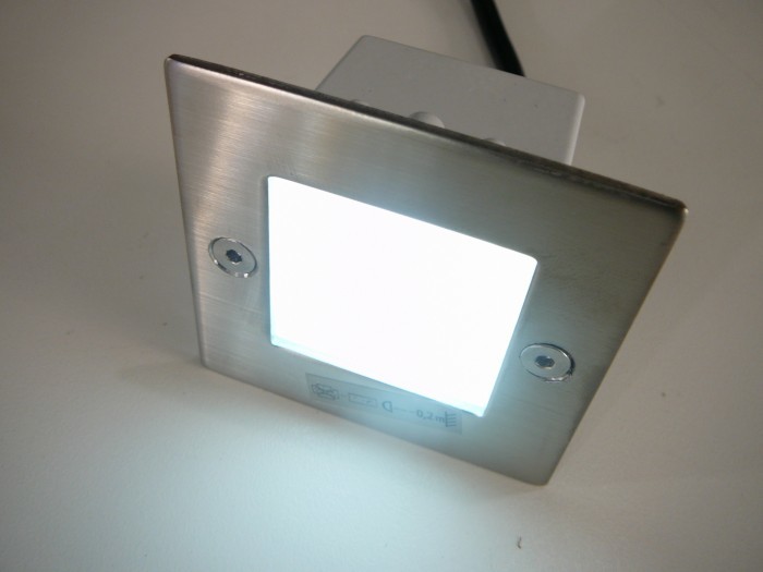 LED vestavné svítidlo TAXI SMD L C/M čtverec Denní bílá