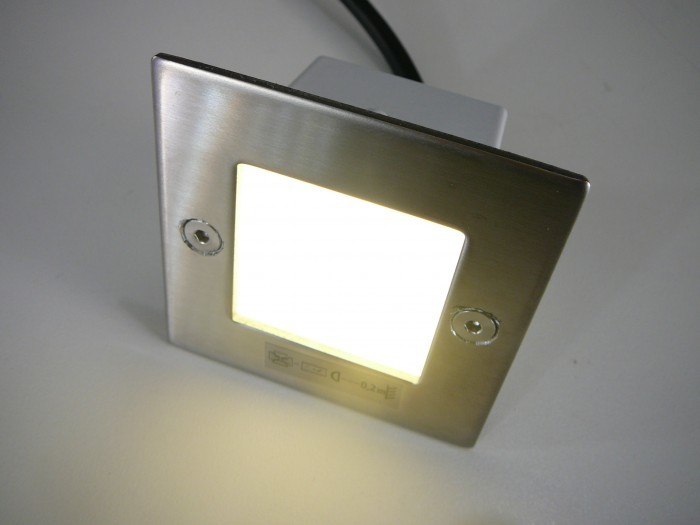 LED vestavné svítidlo TAXI SMD L C/M čtverec Teplá bílá