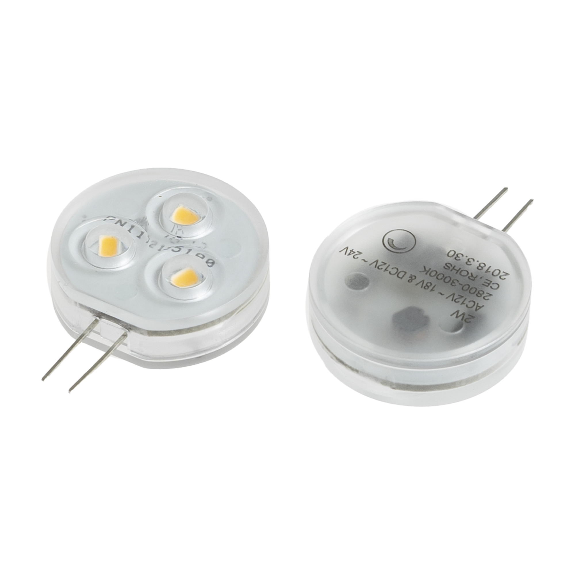 LED žárovka G4 - E2W 120° 12-24V Studená bílá