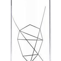 EQUA Skleněná lahev z borosilikátového skla MISMATCH SILVER 750 ml
