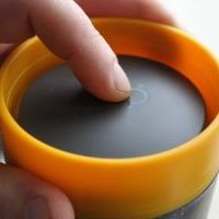 Circular Cup / rCUP kelímek - krémová/zelená 340 ml
