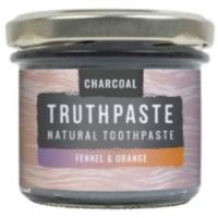 TRUTHPASTE Charcoal přírodní minerální zubní pasta s aktivním uhlím - fenykl a pomeranč 100 ml