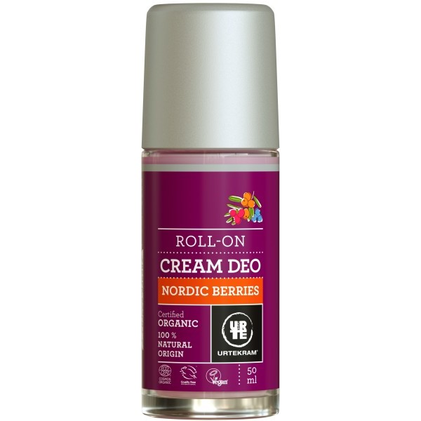 Urtekram Krémový deodorant roll-on se severskými bobulemi BIO 50 ml