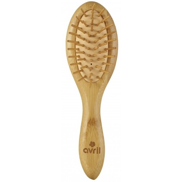 Avril Organic Dřevěný bambusový hřeben na vlasy s kolíčky 20 cm