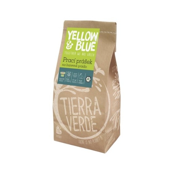 Tierra Verde Prací prášek z mýdlových ořechů na barevné prádlo