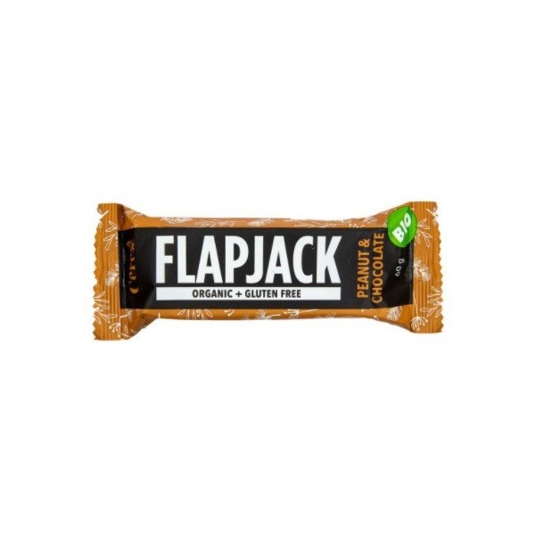 CEREA Flapjack bezlepkový arašídy s čokoládou BIO 60 g