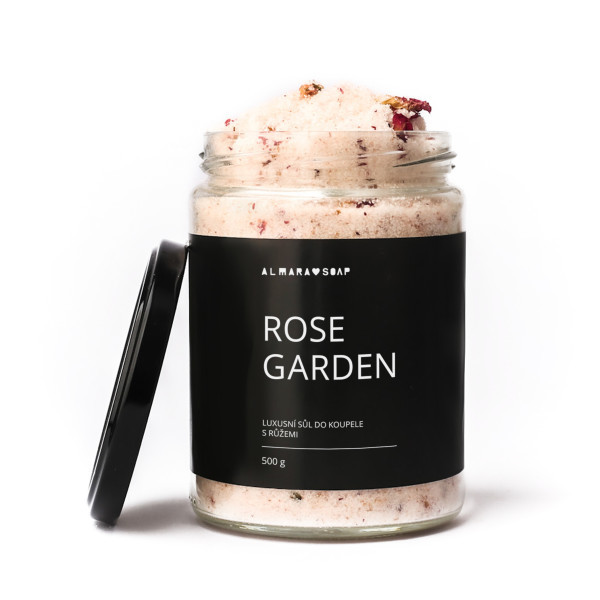 Almara Soap Rose Garden - luxusní sůl do koupele 450 g