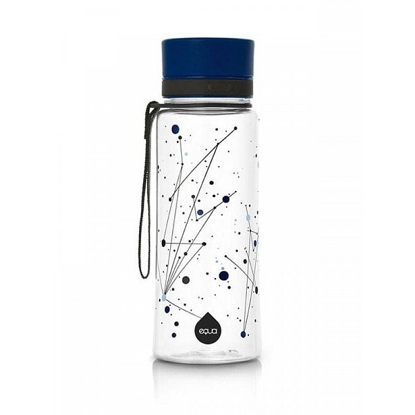 EQUA Dětská plastová lahev na pití Universe bez BPA 600 ml