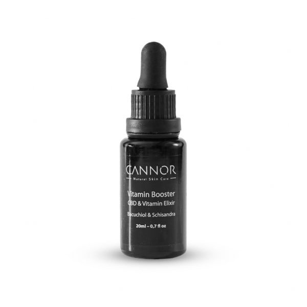 CANNOR Vitamin Booster suchý pleťový olej, Bakuchiol & CBD 20 ml