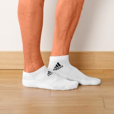 Bílé kotníčkové ponožky, sada 3 párů
