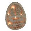 LED dekorační vyřezávané vajíčko Husy