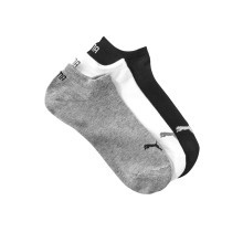 Krátke ponožky Sneaker Puma, súprava 3 páry (sivé, biele, čierne)